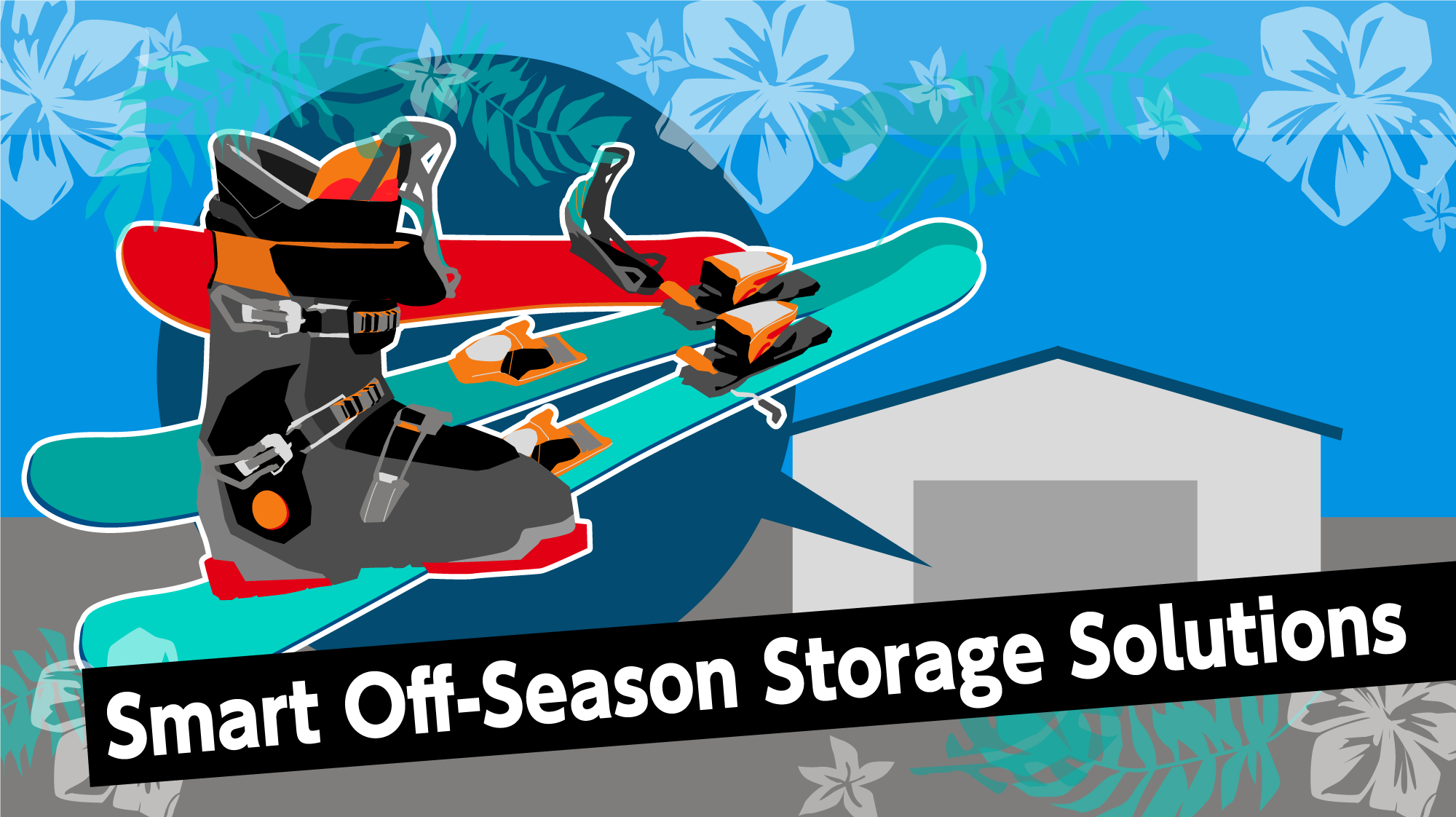 オフシーズンのマテリアル保管